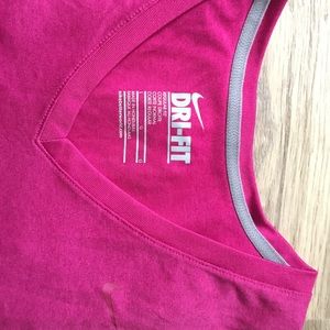 Women's Nike Dry-Fit maroon T